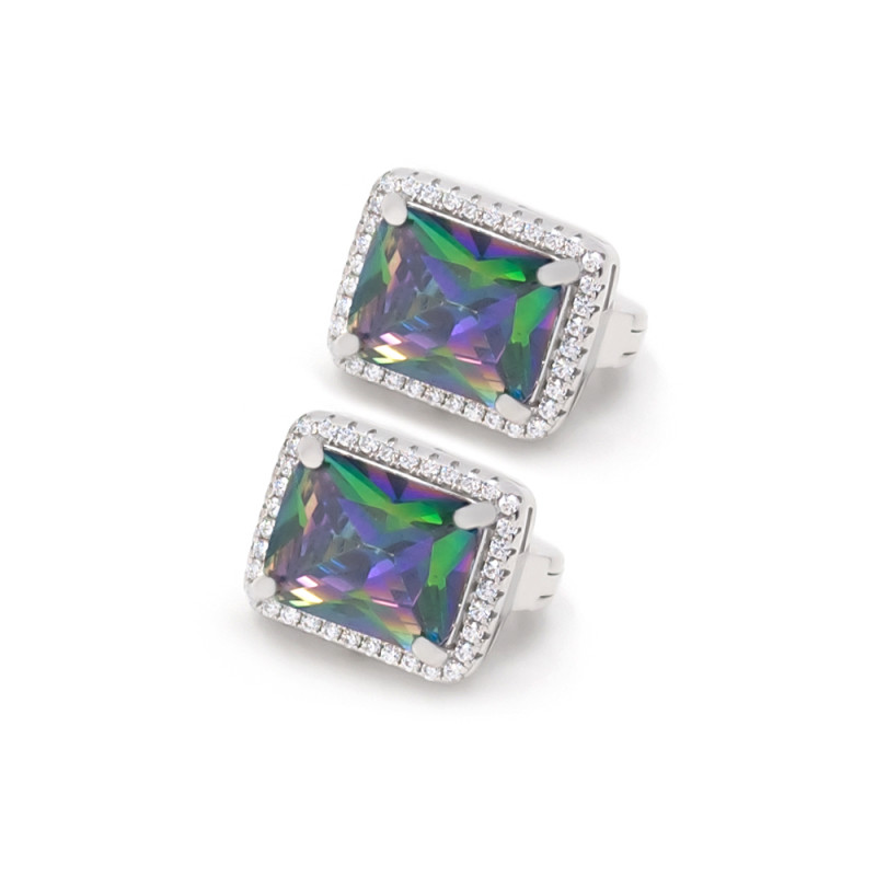 Серьги серебряные с фианитами 3892.2