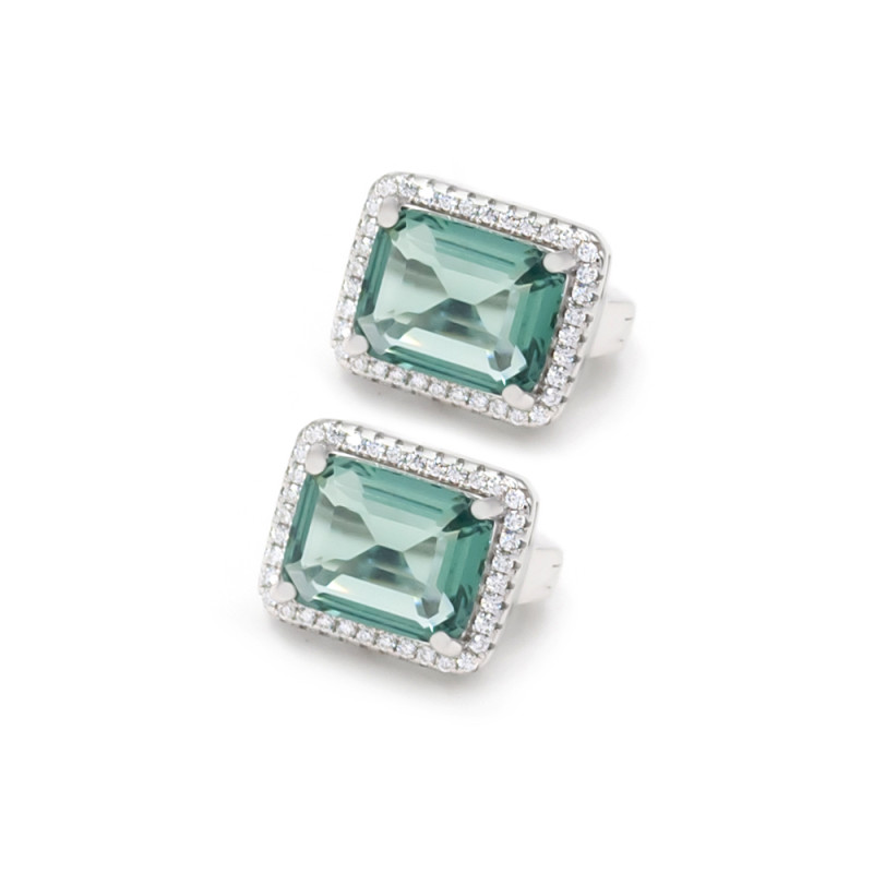 Серьги серебряные с фианитами 3892.1