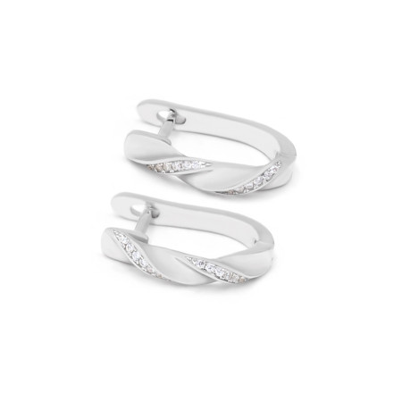 Серьги серебряные с фианитами 3899.1