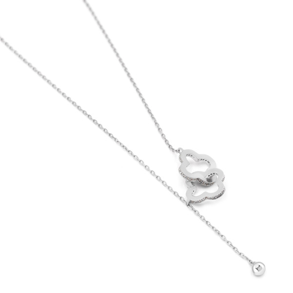 Колье серебряное с фианитами 6087.1