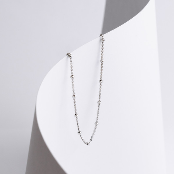 Цепочка серебряная Шарики Л275Р2