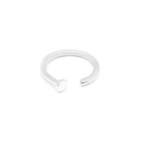 Пірсинг в ніс срібний 1057