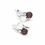 Серьги серебряные с жемчугом и фианитами 3494.2