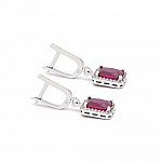 Серьги серебряные с фианитами 3738.5