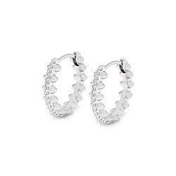 Серьги-конго серебряные с фианитами 3880.1