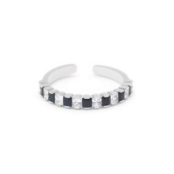 Кольцо серебряное Дорожка с фианитами 6497.1