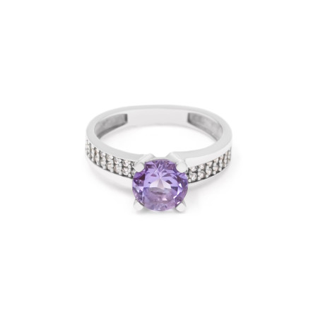 Кольцо серебряное с фианитами 2256.4