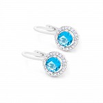 Сережки срібні з фіанітами 3199.2