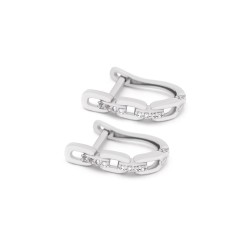 Серьги серебряные с фианитами 3628.1