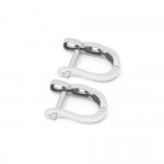 Серьги серебряные с фианитами 3628.1