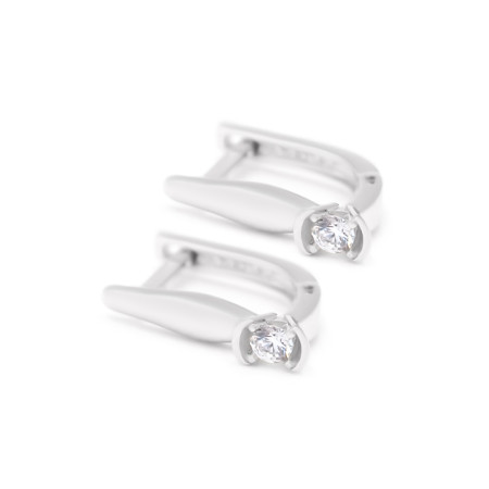 Серьги серебряные с фианитами 3708.1