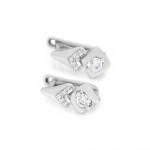 Серьги серебряные с фианитами 3709.1