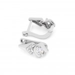 Серьги серебряные с фианитами 3709.1