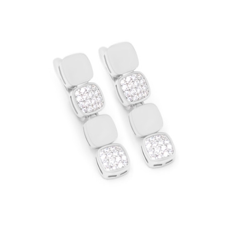 Серьги серебряные с фианитами 3796.1