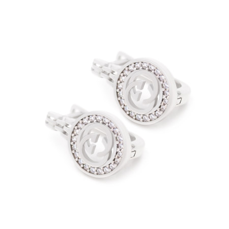Серьги серебряные с фианитами 3639.1