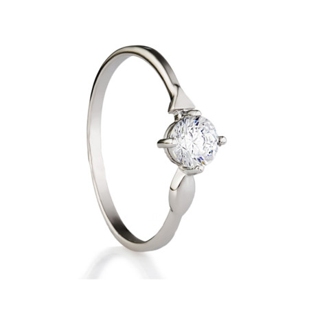 Кольцо серебряное с фианитом 2_2367.1