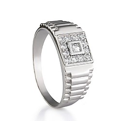 Перстень срібний з фіанітами 2388.1