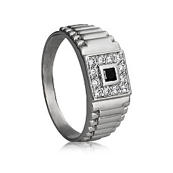 Перстень серебряный с фианитами 2388.2