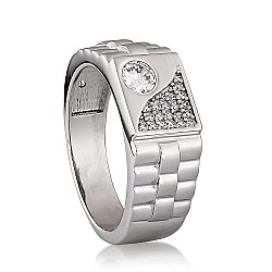 Перстень серебряный с фианитами 2750.1