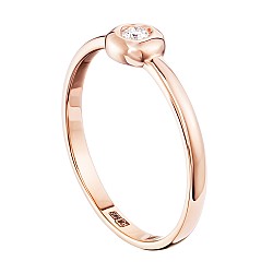 Кольцо золотое с бриллиантом 3_15018