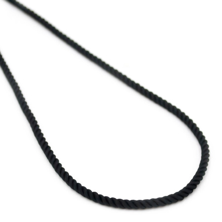 Ювелірний шнурок з золотою застібкою 1ЖШн03/3Чо