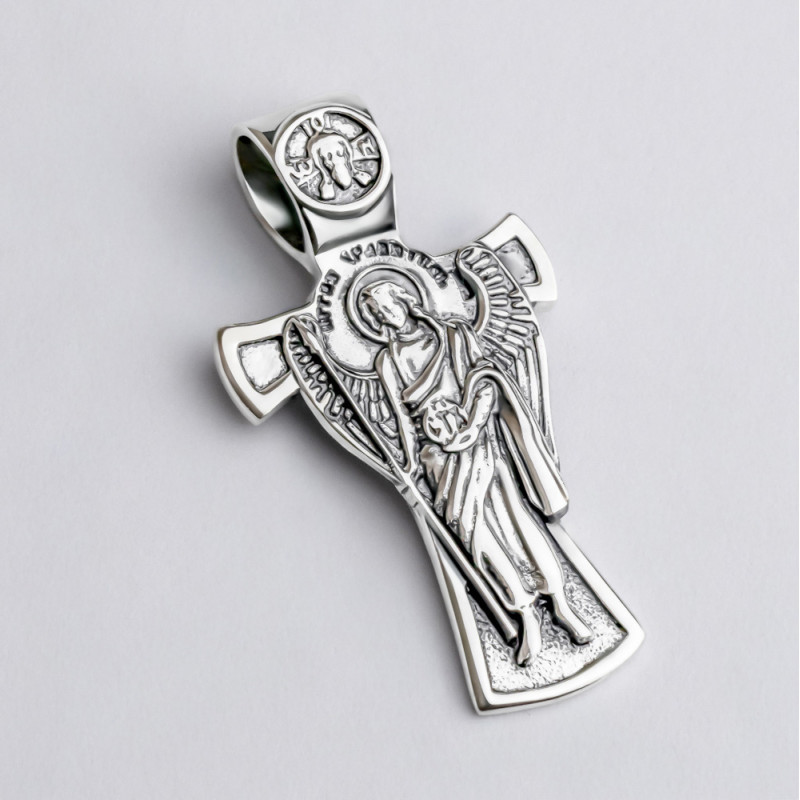 Крестик серебряный Ангел Хранитель ХР152Е