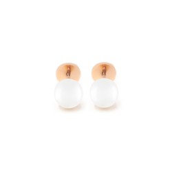 Серьги-пусеты (гвоздики) золотые с жемчугом 1А2/0451