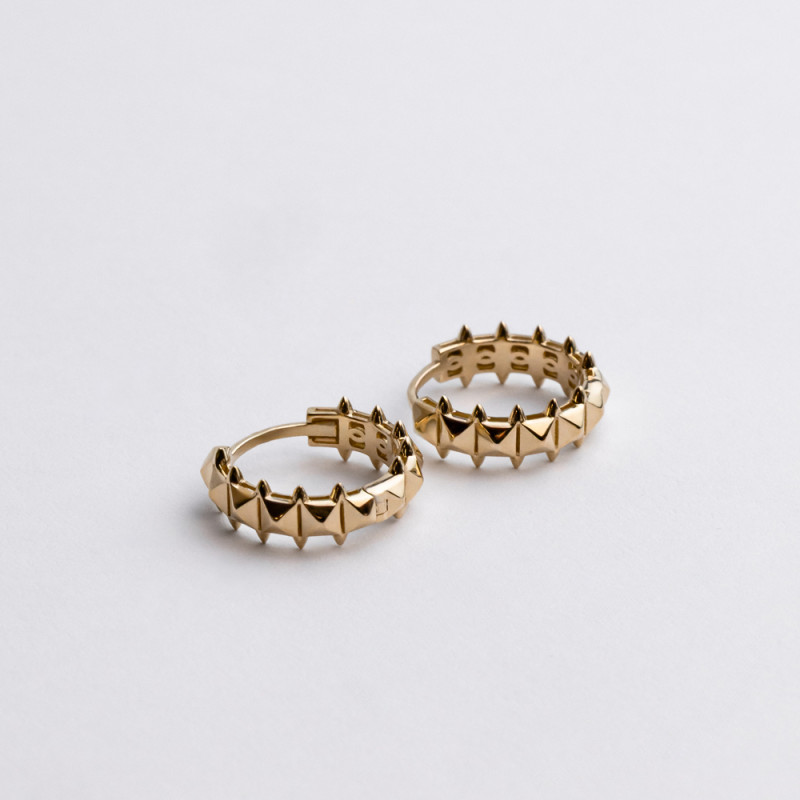 Сережки-конго золоті 1С2/0030л
