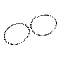 Серьги серебряные кольца 45 мм 2С001/45