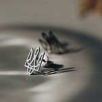 Серьги-пусеты (гвоздики) серебряные Трезубцы 2С333