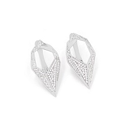 Серьги серебряные с фианитами 2СК25/44