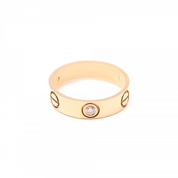 Кольцо золотое с бриллиантами 3К136Д