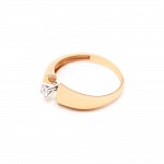 Кольцо золотое с бриллиантом 3К140/1-3Д