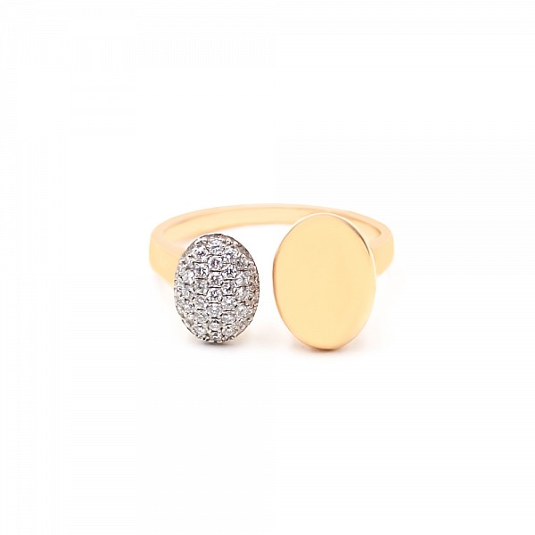 Кольцо золотое с бриллиантами 3_К 21.8
