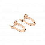 Серьги золотые с бриллиантами 3С175Д