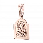Ладанка золота Матір Божа Володимирська 2-4505