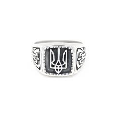Перстень серебряный Трезубец 4796-ч