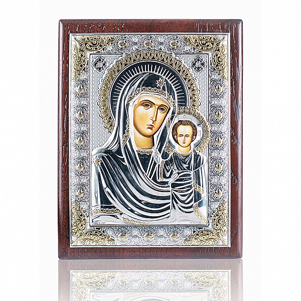 Ікона Матір Божа Казанська 4B1120oro 12*16 см