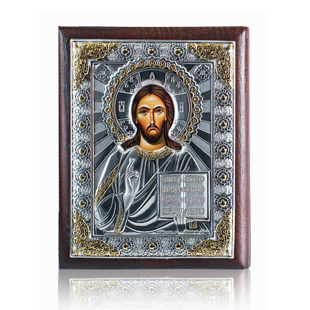 Ікона Ісус Христос Вседержитель 4B1123oro 6*8 см