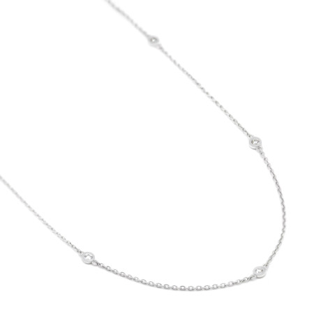 Колье золотое с бриллиантами NC01299б