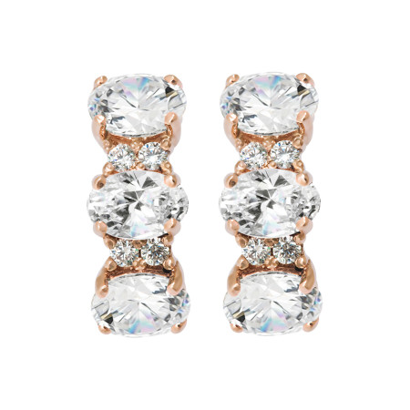 Серьги золотые с фианитами 103-0033
