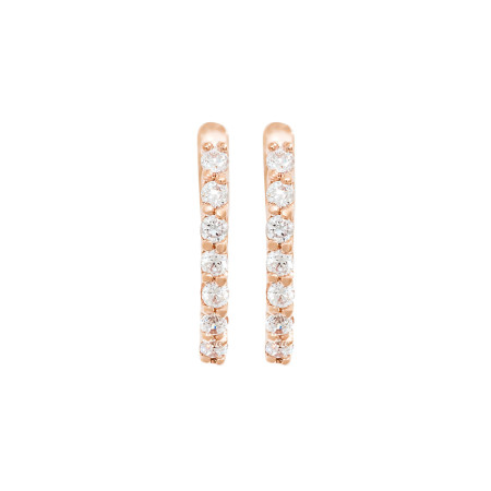 Сережки золоті з фіанітами 103-0104