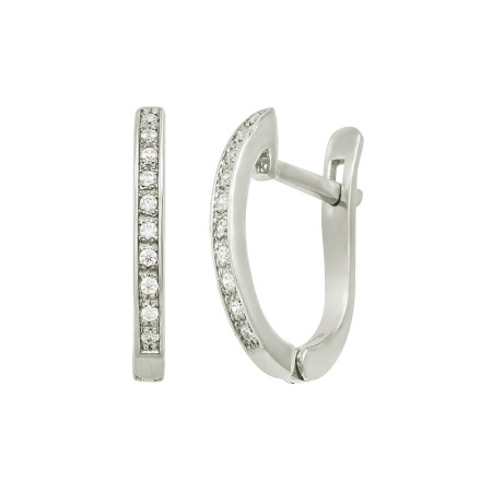 Сережки золоті з фіанітами 103-0248б