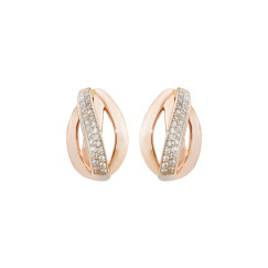 Сережки золоті з фіанітами 103-0253