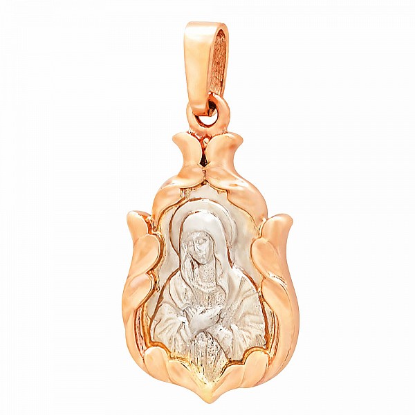 Ладанка золота «Розчулення» Матері Божої 107-1044