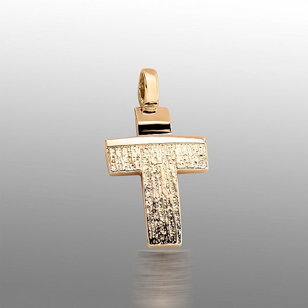 Хрестик золотий без розп’яття 107-1193