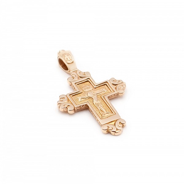 Крестик золотой 107-1089