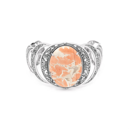 Браслет срібний з яшмою 4220