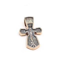 Крестик золотой 11525-Ч