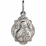 Ладанка серебряная «Матерь Божья Неустанной Помощи» 2ЛЛ023ч